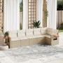 Juego de sofás jardín con cojines 6 pzas ratán sintético beige de , Conjuntos de jardín - Ref: Foro24-3226828, Precio: 447,45...