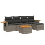 Set de muebles de jardín 6 pzas y cojines ratán sintético gris de , Conjuntos de jardín - Ref: Foro24-3226767, Precio: 330,92...