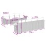 Set de sofás de jardín 9 pzas con cojines ratán sintético beige de , Conjuntos de jardín - Ref: Foro24-3226660, Precio: 681,2...