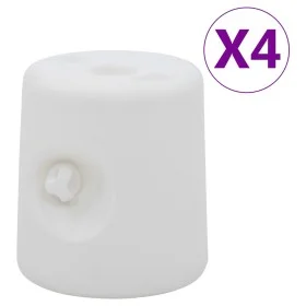 Pesos para cenador/carpa 4 unidades PE blanco de vidaXL, Pesos para cenadores - Ref: Foro24-47688, Precio: 67,29 €, Descuento: %