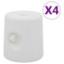 Pesos para cenador/carpa 4 unidades PE blanco de vidaXL, Pesos para cenadores - Ref: Foro24-47688, Precio: 67,29 €, Descuento: %