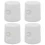 Pesos para cenador/carpa 4 unidades PE blanco de vidaXL, Pesos para cenadores - Ref: Foro24-47688, Precio: 67,29 €, Descuento: %