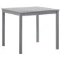 Mesa de jardín de madera maciza de acacia gris 80x80x74 cm de vidaXL, Mesas de jardín - Ref: Foro24-46324, Precio: 135,23 €, ...