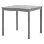 Mesa de jardín de madera maciza de acacia gris 80x80x74 cm de vidaXL, Mesas de jardín - Ref: Foro24-46324, Precio: 135,23 €, ...