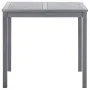 Mesa de jardín de madera maciza de acacia gris 80x80x74 cm de vidaXL, Mesas de jardín - Ref: Foro24-46324, Precio: 135,23 €, ...