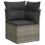 Set de sofás de jardín 8 pzas y cojines ratán sintético gris de , Conjuntos de jardín - Ref: Foro24-3222839, Precio: 553,01 €...