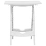 Mesa de jardín plegable blanco 45,5x38,5x50 cm de vidaXL, Mesas de jardín - Ref: Foro24-47690, Precio: 30,17 €, Descuento: %