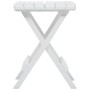 Mesa de jardín plegable blanco 45,5x38,5x50 cm de vidaXL, Mesas de jardín - Ref: Foro24-47690, Precio: 30,17 €, Descuento: %
