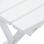 Mesa de jardín plegable blanco 45,5x38,5x50 cm de vidaXL, Mesas de jardín - Ref: Foro24-47690, Precio: 30,17 €, Descuento: %