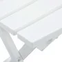 White folding garden table 45.5x38.5x50 cm by vidaXL, Garden tables - Ref: Foro24-47690, Price: 31,84 €, Discount: %