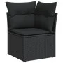 Garden sofa set 10 pieces with black synthetic rattan cushions by , Modular outdoor sofas - Ref: Foro24-3224627, Price: 685,5...
