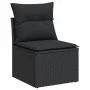 Garden sofa set 10 pieces with black synthetic rattan cushions by , Modular outdoor sofas - Ref: Foro24-3224627, Price: 685,5...