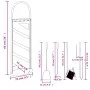 Fireplace tool set 5 pieces steel 23x15x66 cm by , fireplace tools - Ref: Foro24-156373, Price: 49,22 €, Discount: %