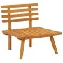 Gartenstuhl mit Kissen aus massivem Akazienholz von vidaXL, Modulare Sofas für den Außenbereich - Ref: Foro24-46671, Preis: 8...