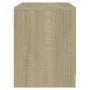 Mesitas de noche 2 uds madera ingeniería roble Sonoma de vidaXL, Mesitas de noche - Ref: Foro24-809852, Precio: 80,45 €, Desc...