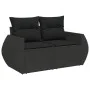 6-piece garden sofa set and black synthetic rattan cushions by , Modular outdoor sofas - Ref: Foro24-3221714, Price: 372,60 €...