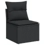 6-piece garden sofa set and black synthetic rattan cushions by , Modular outdoor sofas - Ref: Foro24-3221714, Price: 372,60 €...