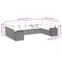 Set de sofás de jardín 10 pzas con cojines ratán sintético gris de , Conjuntos de jardín - Ref: Foro24-3223069, Precio: 611,6...