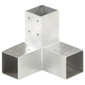 Y-shaped post connectors galvanized metal 71x71 mm by vidaXL, fence posts - Ref: Foro24-145457, Price: 21,77 €, Discount: %