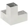 Y-shaped post connectors galvanized metal 71x71 mm by vidaXL, fence posts - Ref: Foro24-145457, Price: 21,77 €, Discount: %