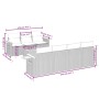 Set de sofás de jardín 8 pzas y cojines ratán sintético gris de , Conjuntos de jardín - Ref: Foro24-3226648, Precio: 492,74 €...