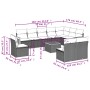 Set de sofás de jardín 11 pzas y cojines ratán sintético gris de , Conjuntos de jardín - Ref: Foro24-3227761, Precio: 620,83 ...