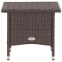 Mesita de centro de ratán sintético marrón 50x50x47 cm de vidaXL, Mesas de jardín - Ref: Foro24-46251, Precio: 53,60 €, Descu...