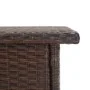 Brown synthetic rattan coffee table 50x50x47 cm by vidaXL, Garden tables - Ref: Foro24-46251, Price: 48,94 €, Discount: %