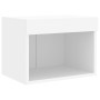 Mueble de pared de TV con luces LED 7 piezas blanco en Muebles TV | Comprar online en Foru.es