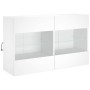 Muebles de pared de TV con luces LED 6 piezas blanco en Muebles TV | Comprar online en Foru.es
