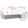 Set de muebles de jardín 5 pzas y cojines ratán sintético negro de , Conjuntos de jardín - Ref: Foro24-3227624, Precio: 309,6...