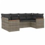 Set de muebles de jardín 6 pzas y cojines ratán sintético gris de , Conjuntos de jardín - Ref: Foro24-3258665, Precio: 421,06...
