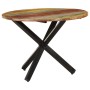 Mesa de comedor madera maciza reciclada redonda 100x100x75 cm en Mesas de comedor | Comprar online en Foru.es