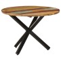 Mesa de comedor madera maciza reciclada redonda 100x100x75 cm en Mesas de comedor | Comprar online en Foru.es