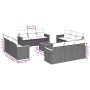 Set sofás de jardín con cojines 13 pzas ratán sintético beige de , Conjuntos de jardín - Ref: Foro24-3258244, Precio: 917,47 ...