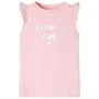 Camiseta infantil de manga volante rosa claro 116 de , Camisetas para niños - Ref: Foro24-10501, Precio: 8,19 €, Descuento: %