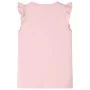 Camiseta infantil de manga volante rosa claro 116 de , Camisetas para niños - Ref: Foro24-10501, Precio: 8,19 €, Descuento: %