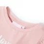 Camiseta infantil de manga volante rosa claro 116 de , Camisetas para niños - Ref: Foro24-10501, Precio: 8,19 €, Descuento: %