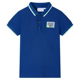 Polo de niños azul oscuro 116 de , Camisetas para niños - Ref: Foro24-12436, Precio: 9,32 €, Descuento: %