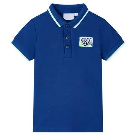 Polo de niños azul oscuro 116 de , Camisetas para niños - Ref: Foro24-12436, Precio: 9,32 €, Descuento: %