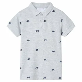 Polo de niños gris melange 104 de , Camisetas para niños - Ref: Foro24-12165, Precio: 10,65 €, Descuento: %