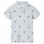 Polo de niños gris melange 104 de , Camisetas para niños - Ref: Foro24-12165, Precio: 10,65 €, Descuento: %