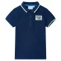 Polo de niños azul oscuro 140 de , Camisetas para niños - Ref: Foro24-12443, Precio: 9,32 €, Descuento: %