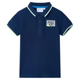 Polo de niños azul oscuro 116 de , Camisetas para niños - Ref: Foro24-12441, Precio: 9,32 €, Descuento: %