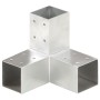 Conectores de postes en Y 4 uds metal galvanizado 71x71 mm de vidaXL, Postes de cerca - Ref: Foro24-145458, Precio: 65,35 €, ...