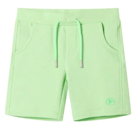 Pantalón corto de niños verde flúor 116 de , Pantalones de niños - Ref: Foro24-12506, Precio: 9,64 €, Descuento: %