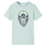 Camiseta de niños con rayas verde menta claro 116 de , Camisetas para niños - Ref: Foro24-12571, Precio: 8,19 €, Descuento: %