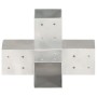 Conectores de postes en X 4 uds metal galvanizado 81x81 mm de vidaXL, Postes de cerca - Ref: Foro24-145468, Precio: 89,25 €, ...