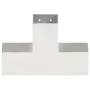 X-shaped post connectors 4 units galvanized metal 81x81 mm by vidaXL, fence posts - Ref: Foro24-145468, Price: 77,39 €, Disco...