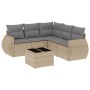 Juego de sofás jardín con cojines 6 pzas ratán sintético beige de , Conjuntos de jardín - Ref: Foro24-3221358, Precio: 396,90...
